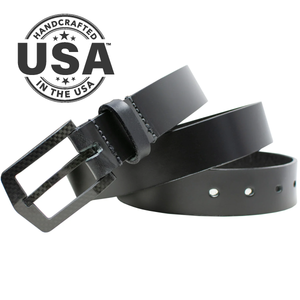 Stealth Black Belt | handcrafted in the USA