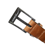 The Classified Brown Leather Belt by Nickel Smart®