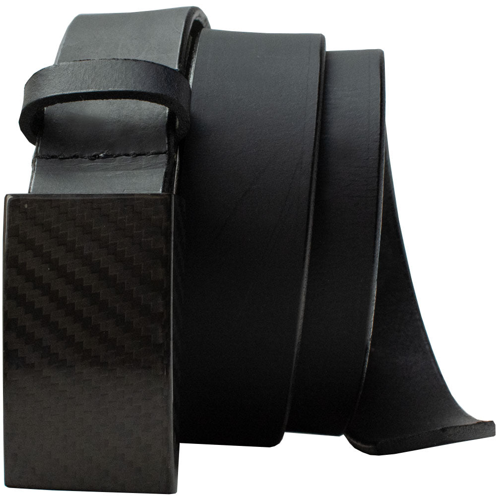 CF 2.0 Black Leather Belt Professional/Pilot Friendly TSA | Belt 